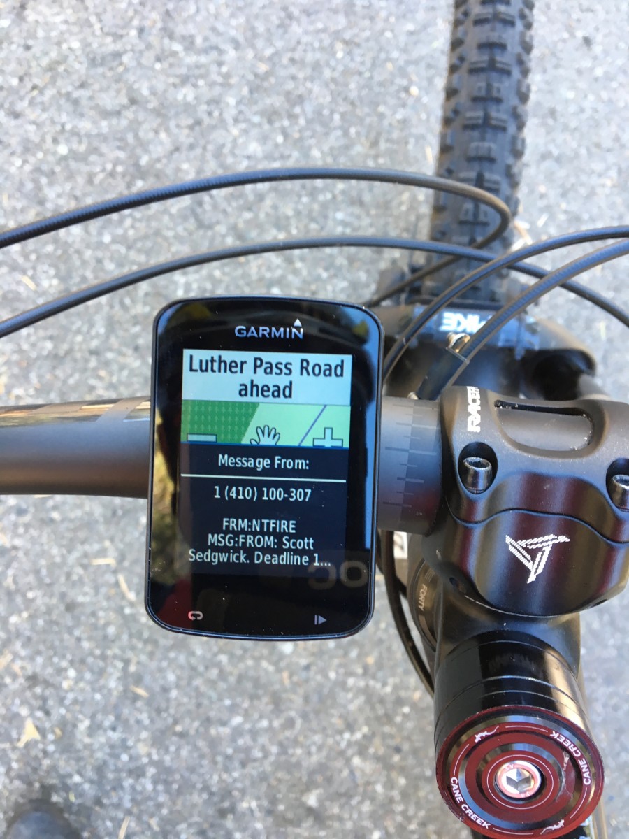 GPS Vélo Garmin Edge 820 D'occasion - Appareil Seul - Fonctionnel Avec Chargeur