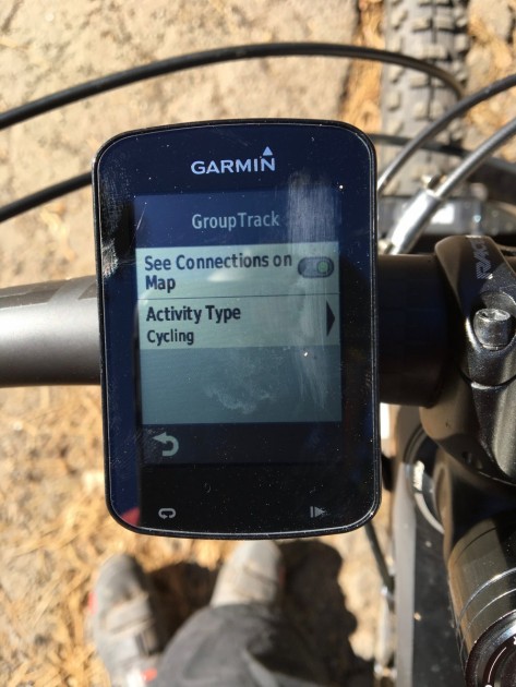 garmin edge 820 - turning on the group track feature on the garmin edge 820.
