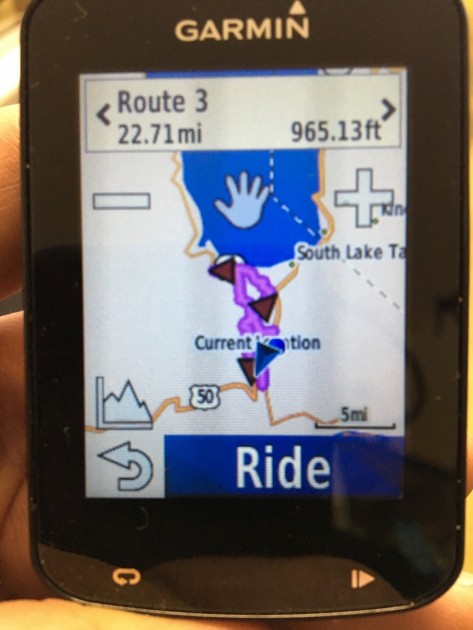 garmin edge 820 - the garmin edge models can create routes based on user input.  here...