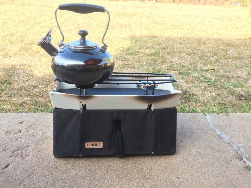 primus onja - the onja struggled with the wind more than any other stove we tested.