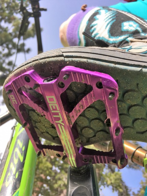 deity bladerunner - style points for matching pedals with those high-top compression...