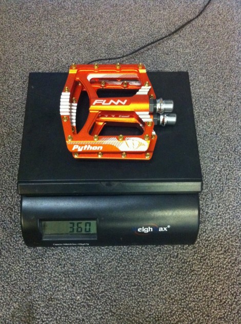 funn python - this contender was the third lightest pedal in our test, weighing...