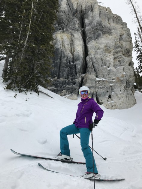 salomon iceglory for women - the high stretch factor of the iceglory kept us comfortable all day...