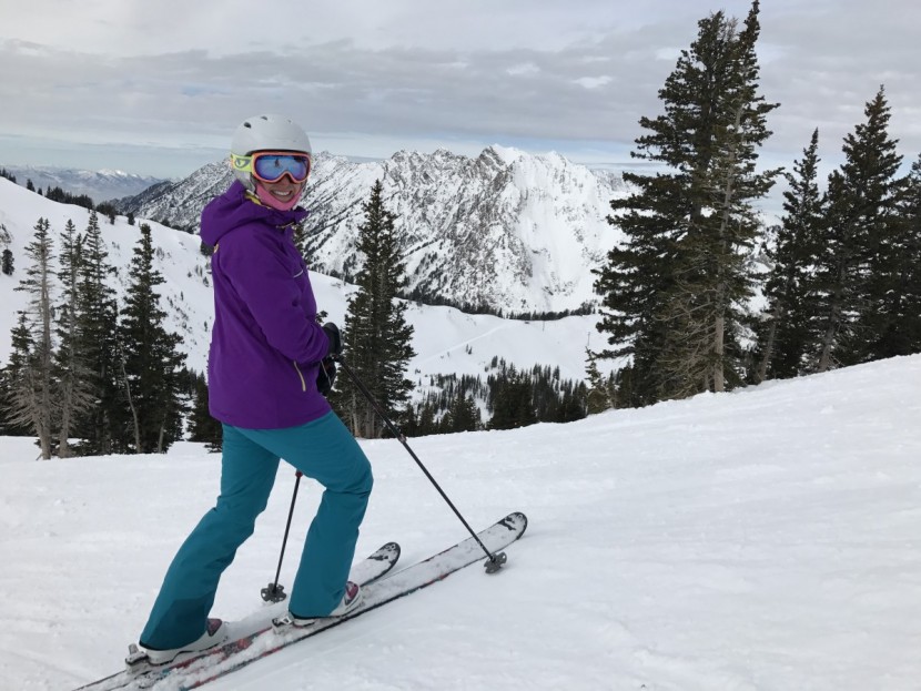 salomon iceglory for women - an excellent day to be wearing stretchy, comfortable pants.