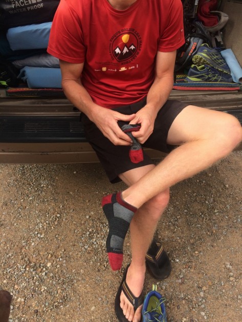 darn tough no show light - road tripping to the desert in the fall for some great trail running...