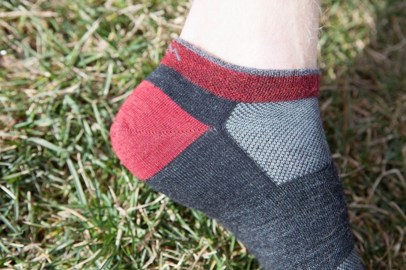darn tough no show light - with no padding, the thinness of this sock allowed every little...