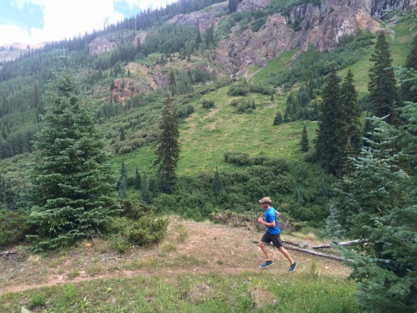 darn tough no show light - trail running is our favorite use of running socks. here we are...