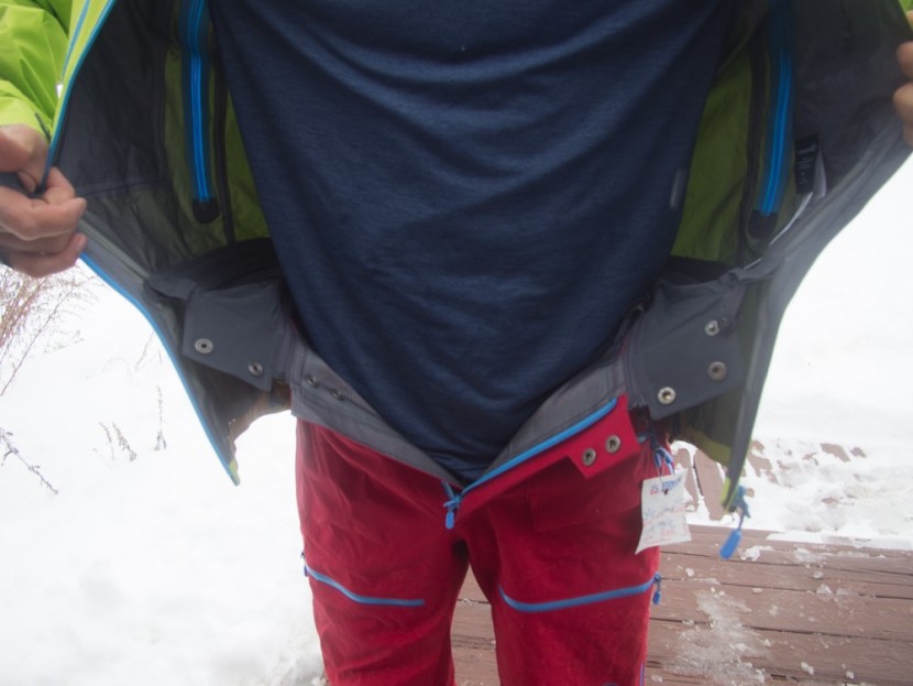 norrona lofoten gore-tex pro pants - the lofoten pants and jacket zipped together to create the vaunted...