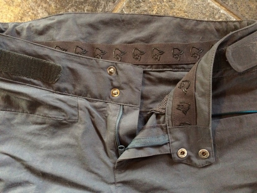 norrona fjora - silicon stickies help keep your shorts in place.