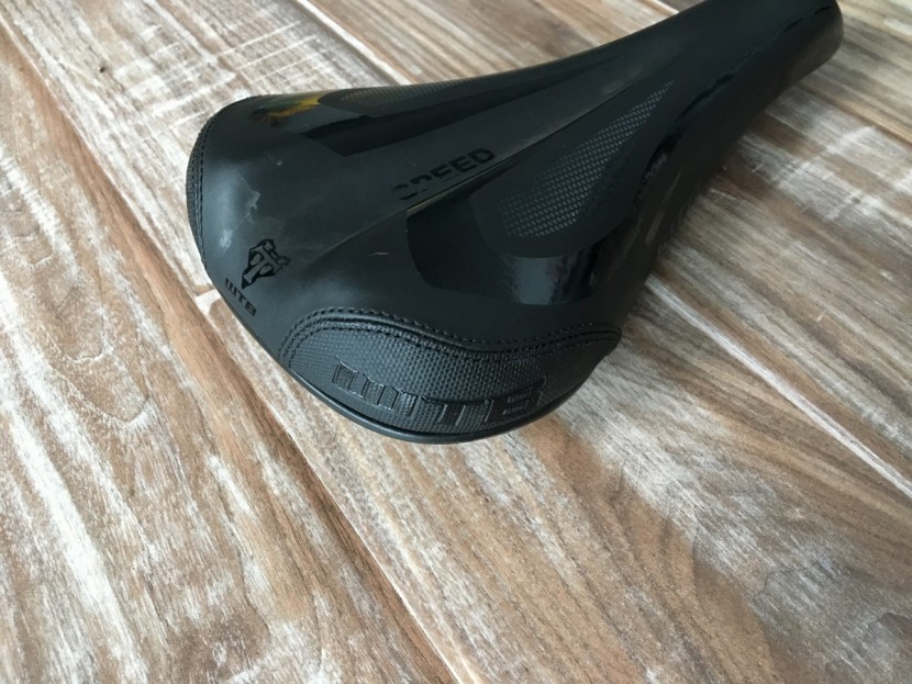 wtb speed comp - the speed comp has heavy-duty patches of rubber-like material at the...