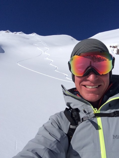 marmot cerro torre - fresh powder tracks down huge alpine runs, this is why we ski!