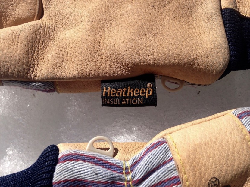 kinco pigskin leather - the heatkeep insulation is soft, fuzzy, and warm. however, the cloth...