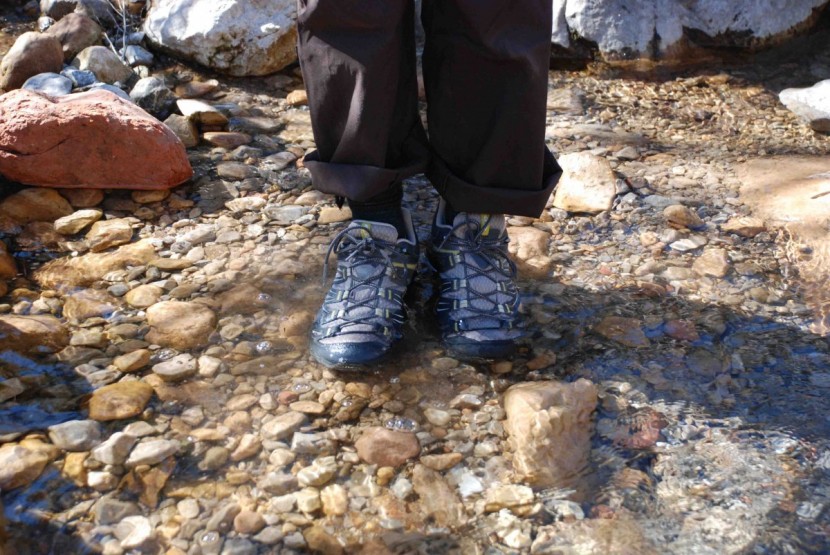 salomon ellipse 3 cs wp for women - you can hang out in a pool of water and not get wet feet in these...