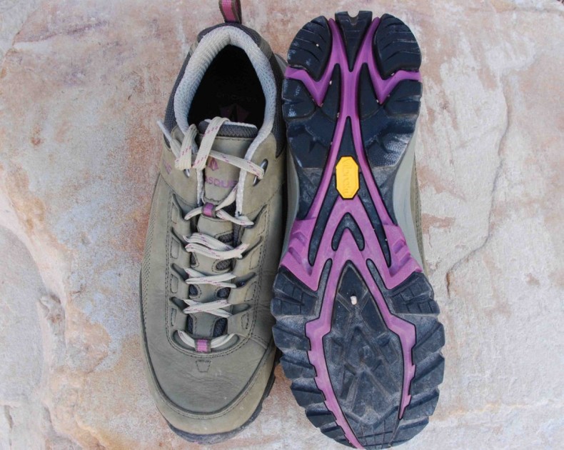 vasque talus trek low ultradry for women - the deep lugs and aggressive tread gave us great traction on the...