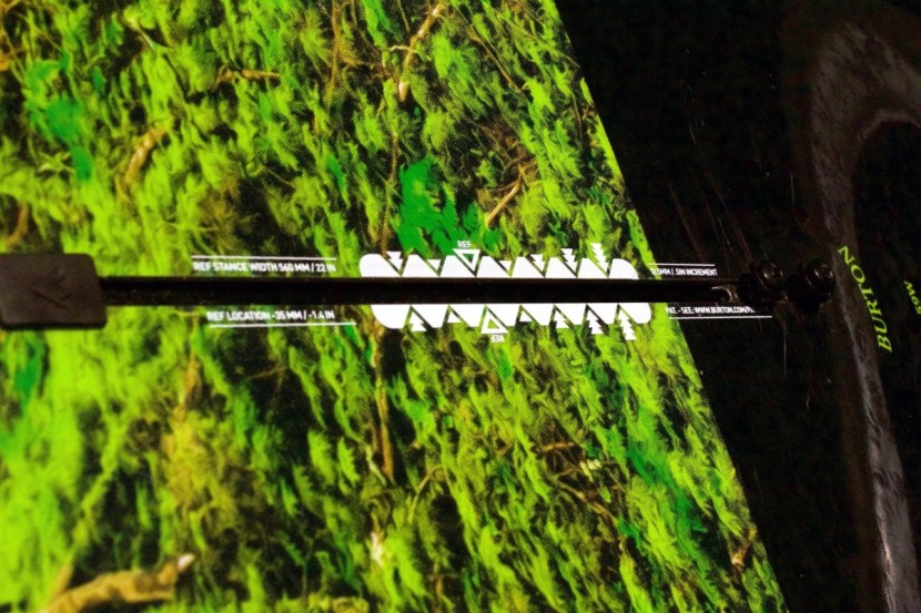 snowboard womens - burton channel inserts as seen on the men's burton flying v.