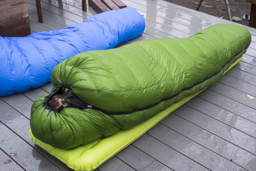 western mountaineering versalite 10 - behold the towering slab of loft!