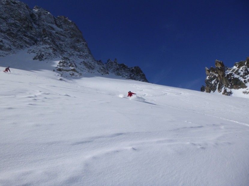 hestra vertical cut freeride - the freeride held its own for storm worthiness with very water...