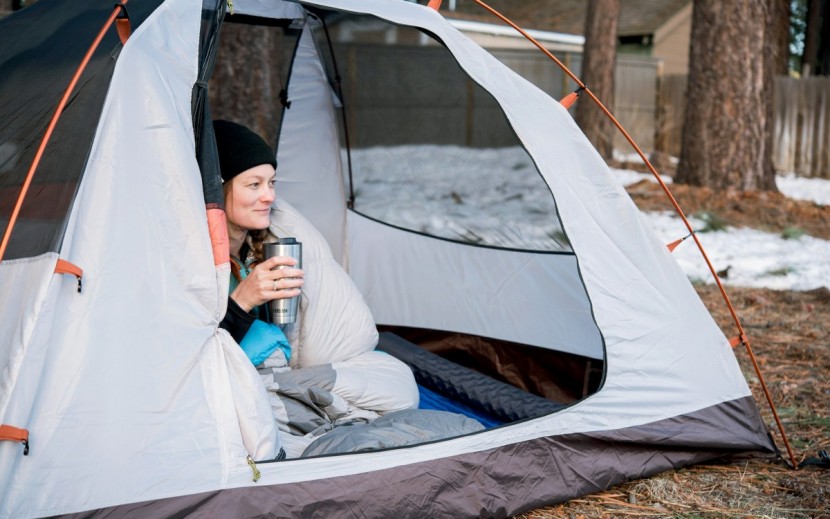 when we weren't backpacking, we were testing the tent's comfort...