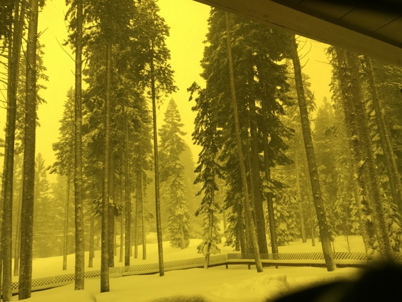 low light yellow lens where it belongs on a snowy day.