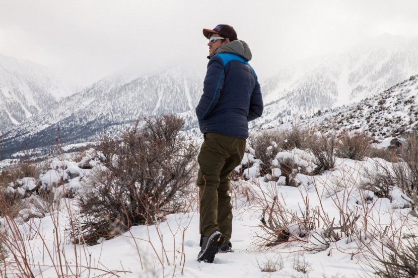 hoka tor summit wp - the waterproof lining and leather upper kept our feet dry and warm...