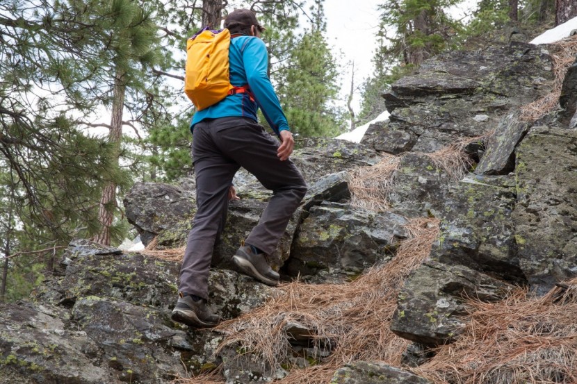 hoka tor summit wp - when hiking through rough terrain, this shoe provides ample support...