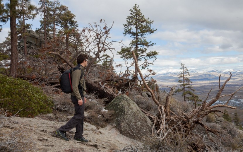 hiking shoes men - day hiking with a light pack is the target use for hiking shoes.