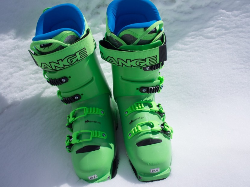 lange xt freetour 130 - simple green. the clean lines and durable construction of overlap...