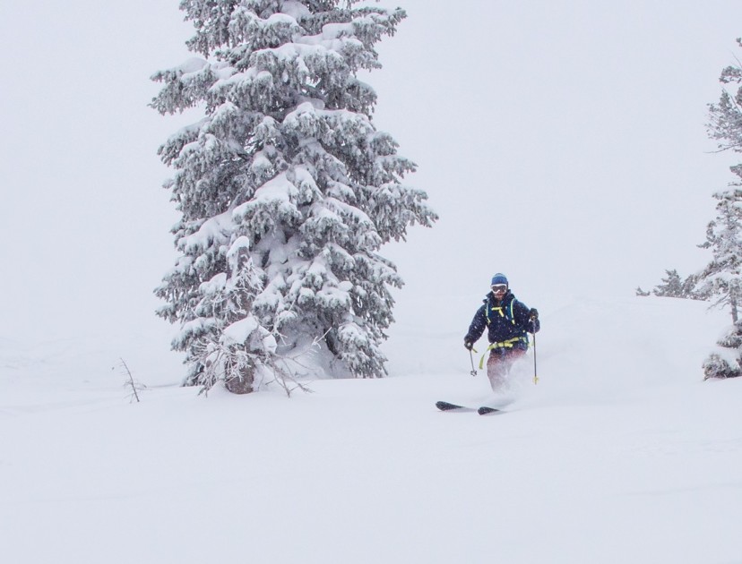 backcountry ski boots - for high speed powder skiing, the close fit and responsive...