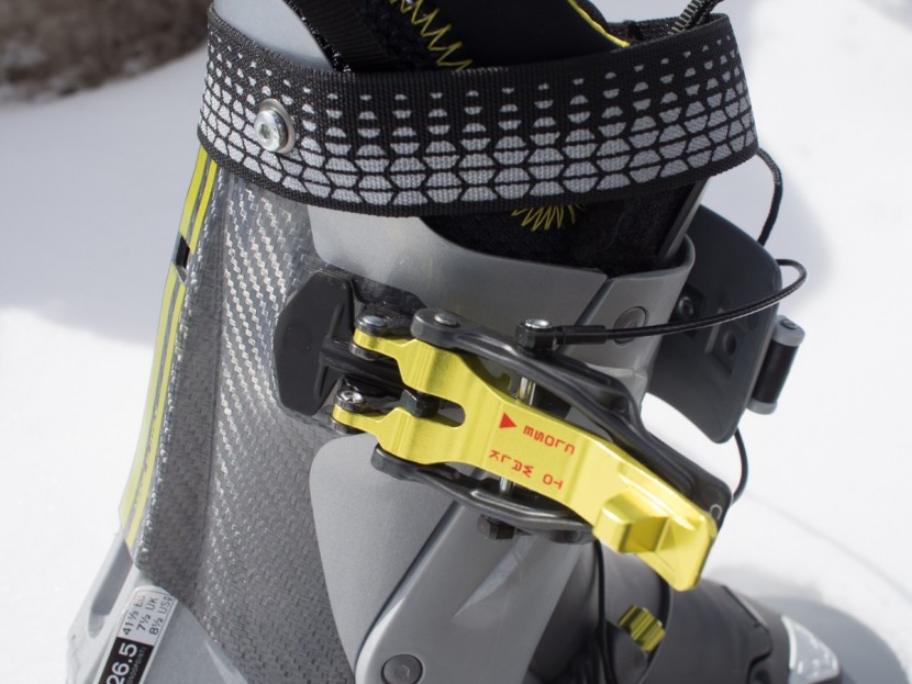 dynafit tlt7 performance - the compound master buckle tightens the lower shell, tightens the...