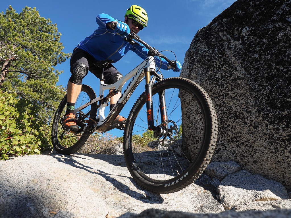 pivot mach 429 trail x01 eagle 2017 - sharp steering will get you online, but the small tires and less...