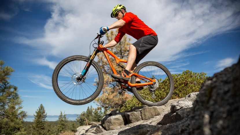 ibis ripley ls 2017 - the ibis doesn't love the big hits like we do, but it's small bump...