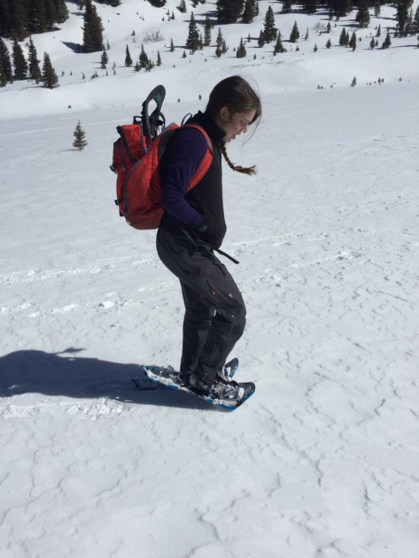 despite the narrowness of the tail on these snowshoes, they are the...