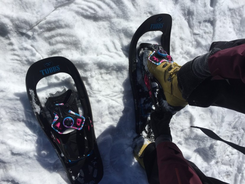 tubbs flex rdg for women - the bindings on the rdg are super easy to use and adjust on the fly...