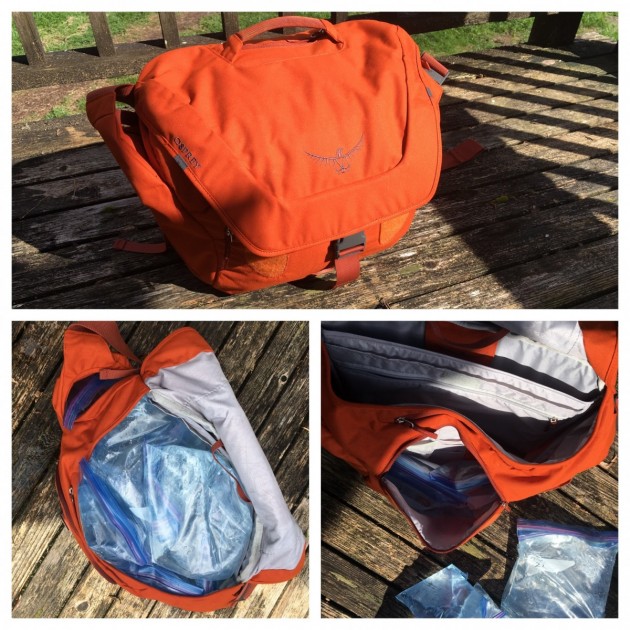 osprey flapjack courier - the flapjack messenger bag held an astonishing amount in our volume...
