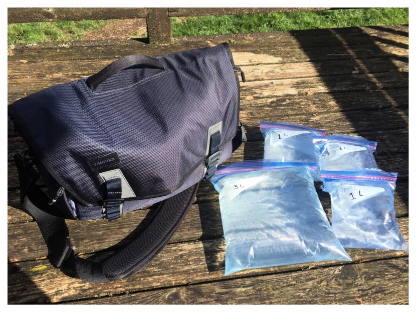 timbuk2 command messenger - the command messenger bag held a lot for its slim design.