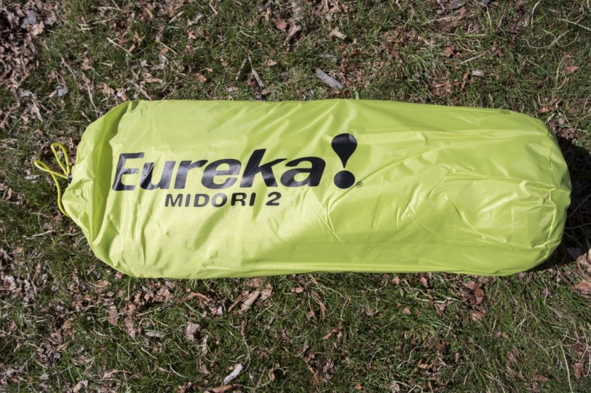 eureka midori 2 - the midori 2 packs down into its own stuff sack.