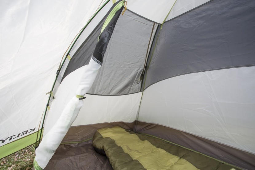kelty salida 2 - inside the kelty salida with the fly on; we like the spaciousness of...