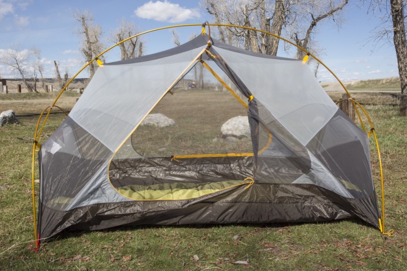 the north face triarch 2 - the triarch 2 set up sans-fly.