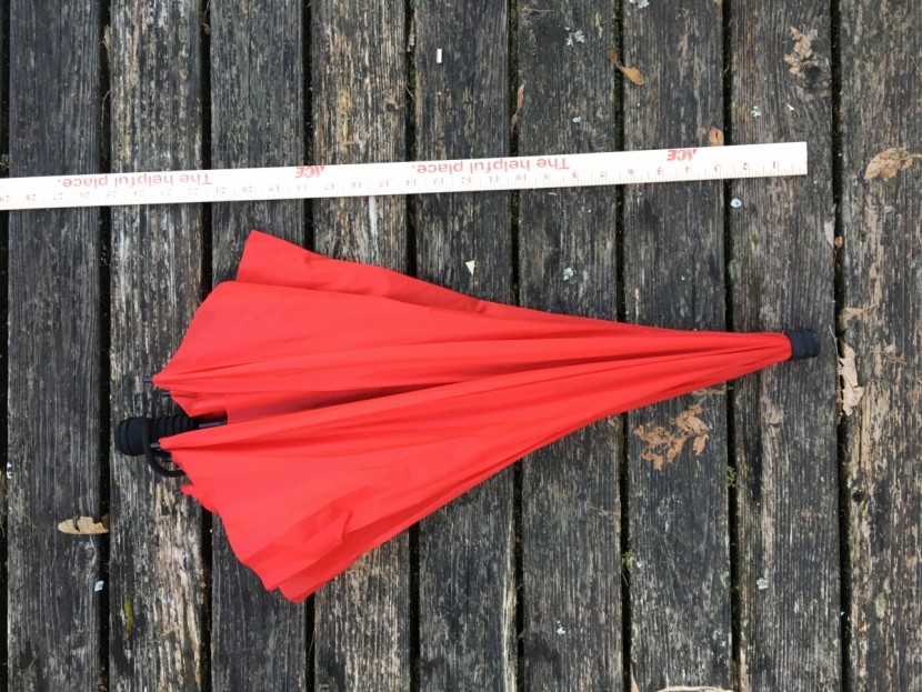 helinox one - the one umbrella is longer than your average compact umbrella, but...