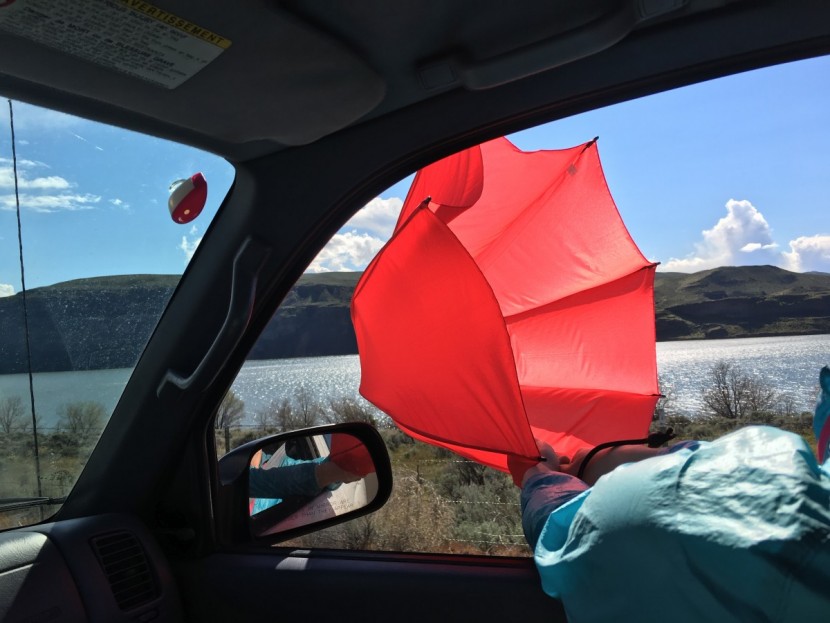 helinox one - this contender snapped and popped when the wind got too high--and...