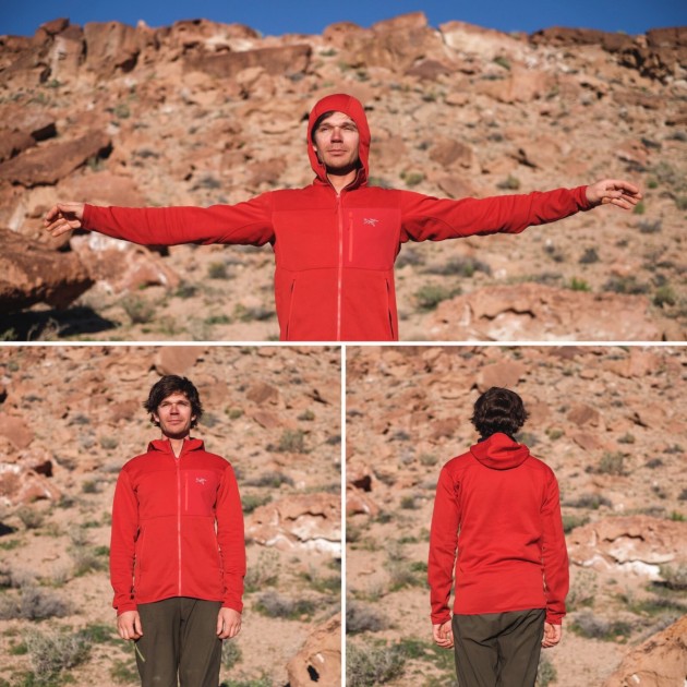 arc'teryx fortrez hoody - this fleece is designed for maximum range of motion, though our lead...