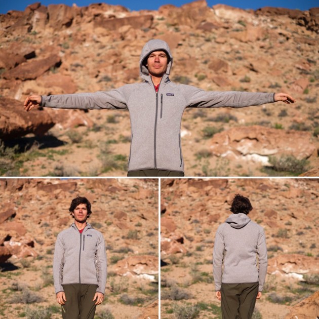patagonia performance better sweater hoody - this fleece has a casual look and a slim technical fit, thanks to...