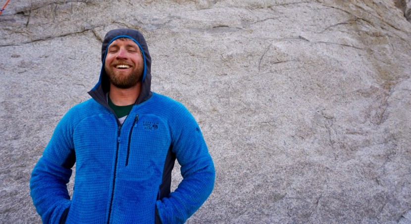 mountain hardwear monkey man grid ii hooded - our broader testers found his fleece more form fitting.