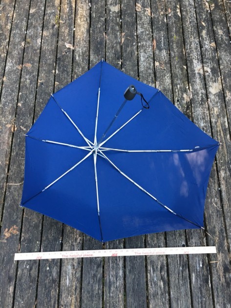 senz smart s - the smart s umbrella has a funky shape that doesn't help its rain...