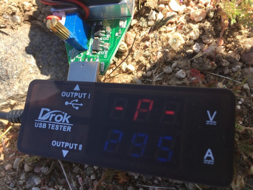 instapark mercury 10w - using this usb multimeter, we found that the measured output was...