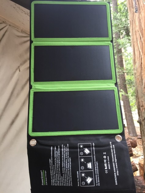 powergreen 21w - the re-enforced grommets allow the powergreen to be hung up...