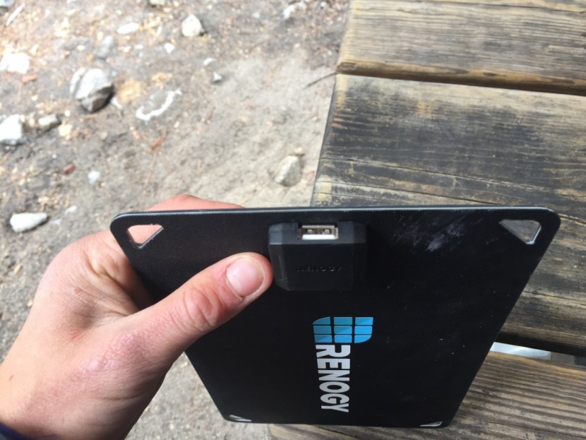 renogy e.flex5 - the slimmed down renogy consists of literally a solar panel and one...