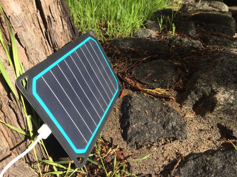 renogy e.flex5 - sometimes a landscape orientation works better for the charging...