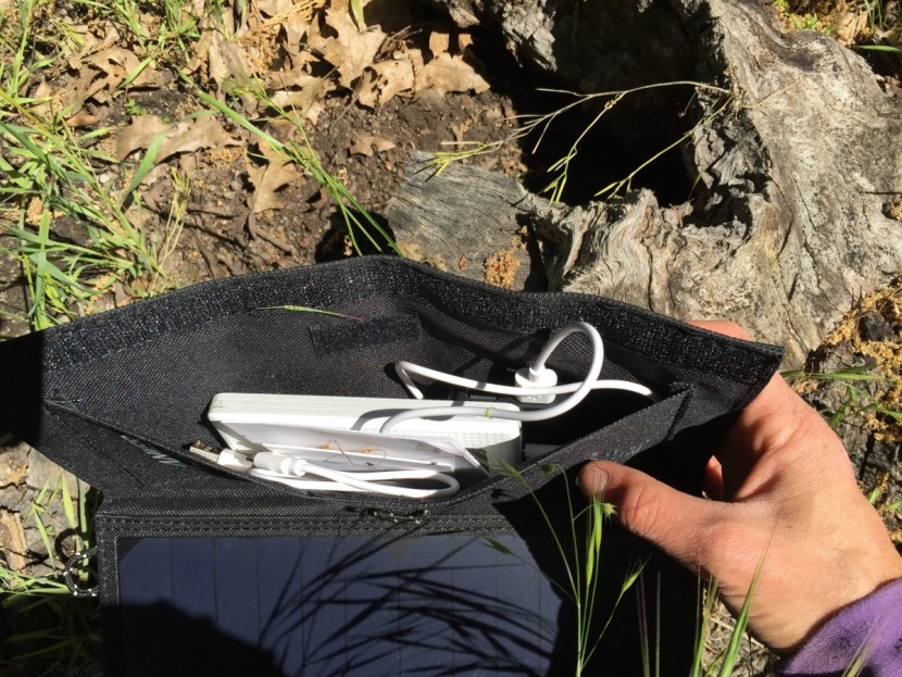 anker powerport lite 15w - the downside to the anker panels is the size of the storage pockets...