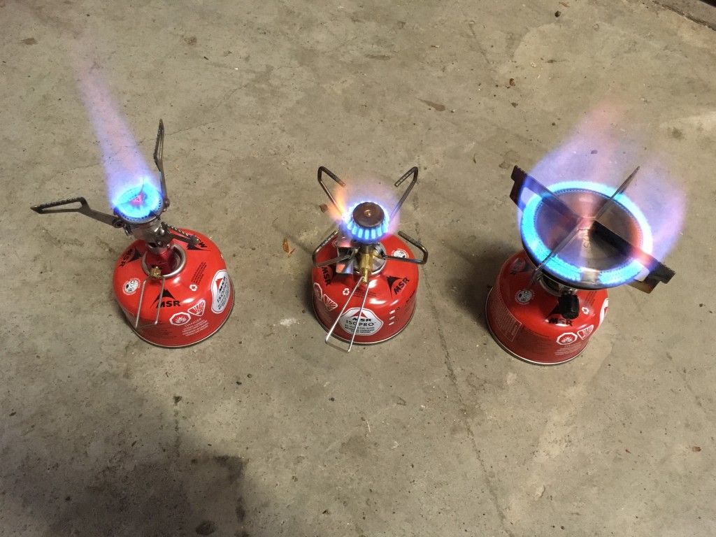 primus classic trail - different flame sizes and shapes on small canister stoves. which one...